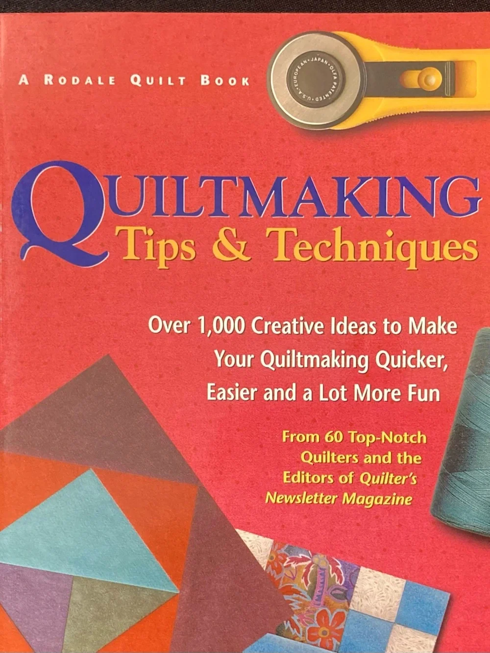 ⭐️ Quiltmaking Tips & Techniques by Jane Townswick Paperback